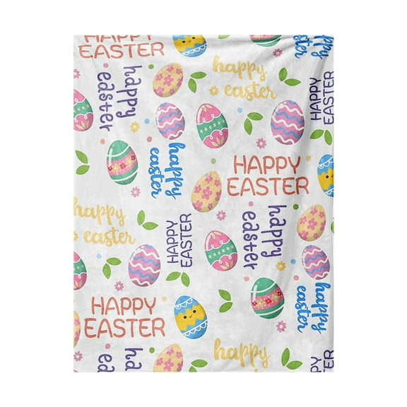 Giyblacko Easter Festival Blanket Home Furnishing Blanket Flannel Blanket Warm Blanket Decoration Blanket 70×100CM