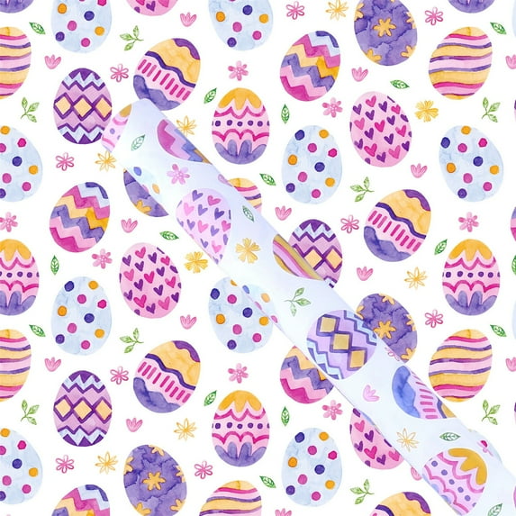 Giyblacko Easter Festival Gift Wrapping Paper Easter Gift Wrapping Paper Rabbit Year Gift Wrapping Paper Rabbit Coated Paper Packaging