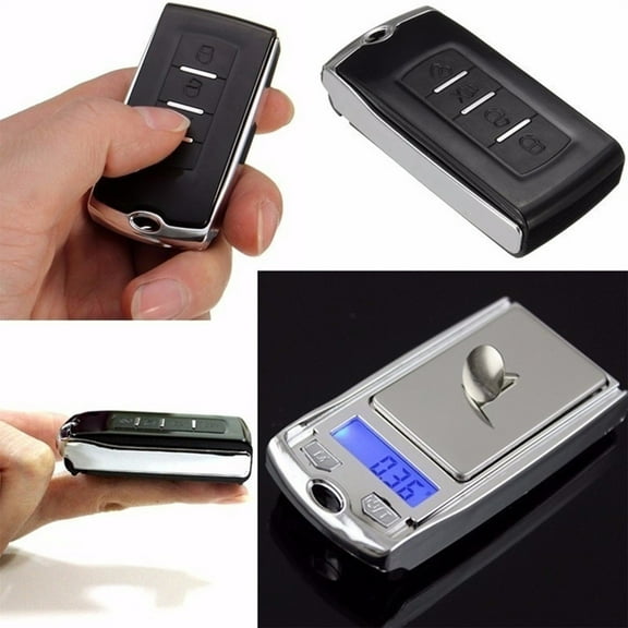 Giyblacko Electronic Scale Lightweight Car Key Shape Metal Accurate Digital Pocket Scale For Food