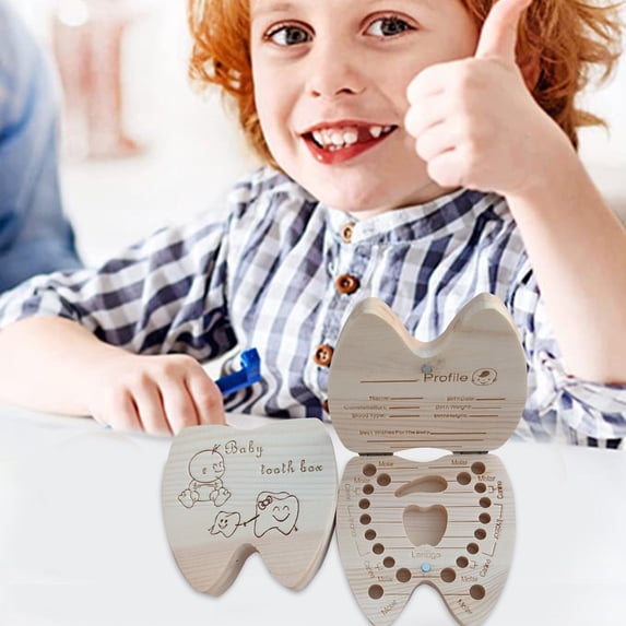 Giyblacko Home Textile Storage Wooden Deciduous Box Fetal Hair Umbilical Cord Tooth Collectible Box Baby Souvenirs Box
