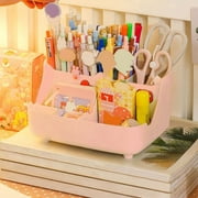 Giyblacko Home Textile StorageCute Vertical Pen Organizer Desk Organizer Pen Holder Stationery Storage Tray For Pencils Markers For Office School Home And Art Supplies