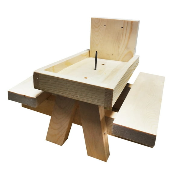 Giyblacko Hummingbird Feeders For Squirrels Squirrel Picnic With Corn Feeder Holder Table Table-Picnic Patio & Garden