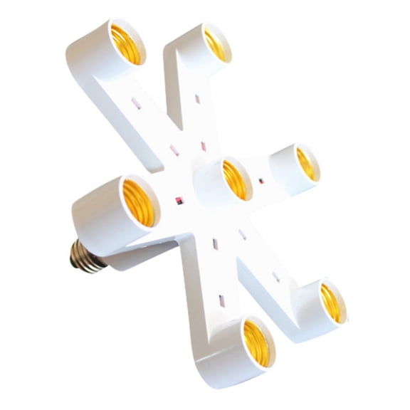 Giyblacko LED Splitter 7-in-1 Splitter E27 Socket Base Converter Holder Light-Bulb Adapter KitchenDining & Bar