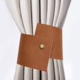 thumbnail image 1 of Giyblacko Leather Curtain Tiebacks Leather Curtain Buckle Curtain Holdbacks Classic Curtain Ties No Drilling Curtain Rope Tieback For Home Offic Living Room Bedroom Cafe Decorative, 1 of 8