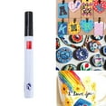 thumbnail image 1 of Giyblacko Office&Craft&StationeryOil Based Paint Pen Permanent Paint Marker Quick Dry Waterproof Paint 12 For Rock Painting Glass Fabric Ceramic Wood Metal Mug Plastic Stone 5ml, 1 of 7