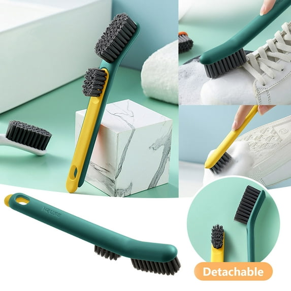 Giyblacko Other Cleaning SuppliesSoft Brush And Hard Brush Combination Shoe Brush Detachable Household Shoe Washing Brush Soft Hair Laundry Brush Small White Shoe Collar Cleaning Brush Plate Brush