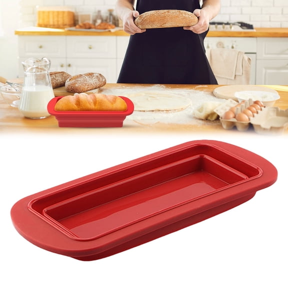 Giyblacko Silicone Cake Pans Rectangular Cake Pan Non Stick Baking Pan Easy Release Silicone Cake For Homemade Layered Cake Cheesecake Chocolate Cake Cake