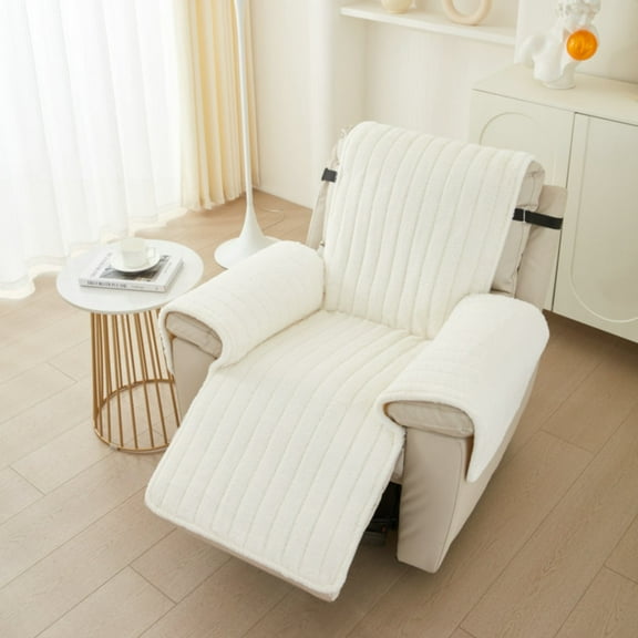 Giyblacko Single Person Recliner Sofa Cushion Rabbit Plush Sofa Cushion Thickened Anti Slip And Warm Sofa Pet Cushion