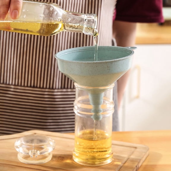 Giyblacko Small Funnels for Filling Bottles Funnel Color Funnel Food Grade PP Plastic Funnels Great For Kitchen Filling Bottles Liquid Water Transfer