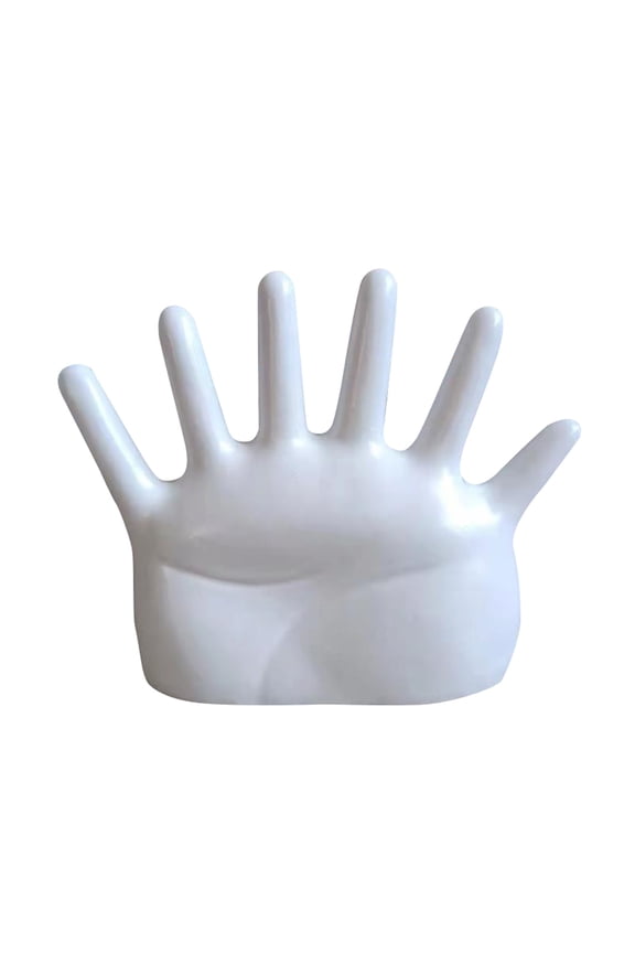 Storage Rack Resin Hand Form 6 Fingers Ring Necklace Jewelry Jewellery Display Organizer Ring Holder Stand Ring Organizer Ring Holder