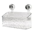 thumbnail image 1 of Giyblacko Tray Suction Cup Bathroom Caddy, Clear, 1 of 8