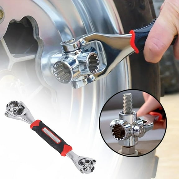 Giyblacko Universal 52 In 1 Socket Universal Multi Function Tool With 360 Swivel Head Dog Bone Universal Socket Home And Car Tool