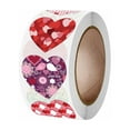thumbnail image 1 of Giyblacko Valentine's Day Stickers Funky Heart Roll Stickers Valentine's Day Colorful Heart Shaped Stickers Valentine's Love Decorative Stickers Heart Labels For Wedding Party, 1 of 9