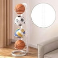 thumbnail image 1 of Giyblacko Vertical Storage Rack Metal Basketball Holder Multi Layer Organizer Rack Standing Basketball Rack Stand Simple Storage Shelf For Basketball Football Volleyball., 1 of 5
