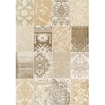 thumbnail image 1 of Giz Home RGN-1J-5 2.6 ft. x 5 ft. Patchwork Rectangular Area Rug - Beige & Brown, 1 of 1