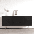 thumbnail image 1 of Giza 3D 63" Sideboard - Black, 1 of 8