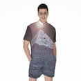 thumbnail image 1 of Giza Pyramid Short Sleeve Men'S Rompers, Egyptian Pyramids Casual Summer Jumpsuits Outfit, 1 of 4