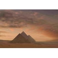 thumbnail image 1 of Giza Pyramids Egypt Poster metal Print 8in x 12in Print on Metal 8x12 Square Adults AB Posters, 1 of 1