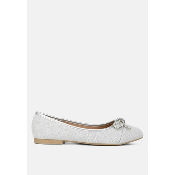 Gizeh Women Rhinestone Embellished Ballerinas