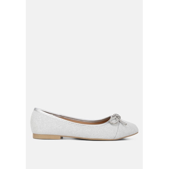 Gizeh Women Rhinestone Embellished Ballerinas