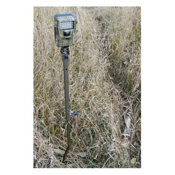 Gizmo Adjustable 26"-36" Hunting Trail Camera Holder with 360 Rotation and Spade Design