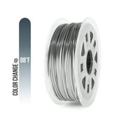 Gizmo Dorks 3mm 2.85mm Heat Activated Color Change ABS Filament for 3D Printers 1 kg, Gray to White