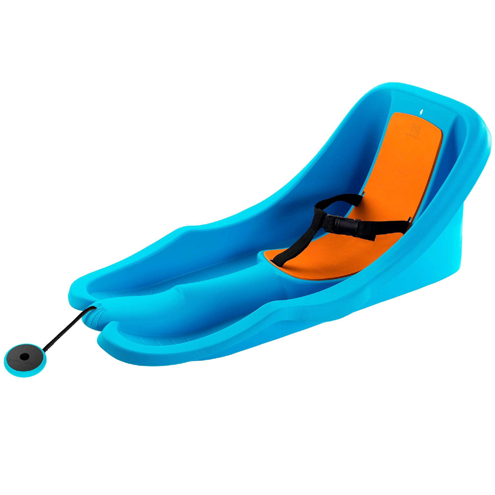 Gizmo Riders Baby Rider Mint Orange Pull Snow Sled for Toddlers, 55 lbs ...