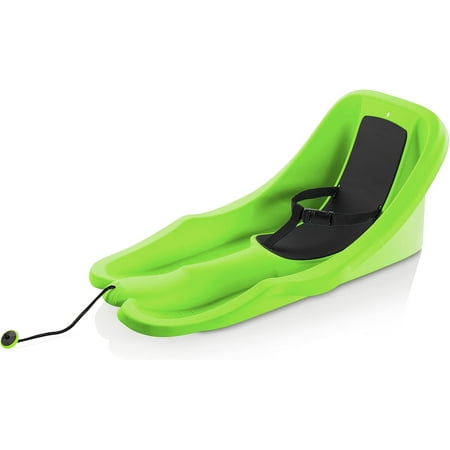 Gizmo Riders Baby Rider Mystic Green Pull Snow Sled for Toddlers, 55 lbs , Ages 6 Months+