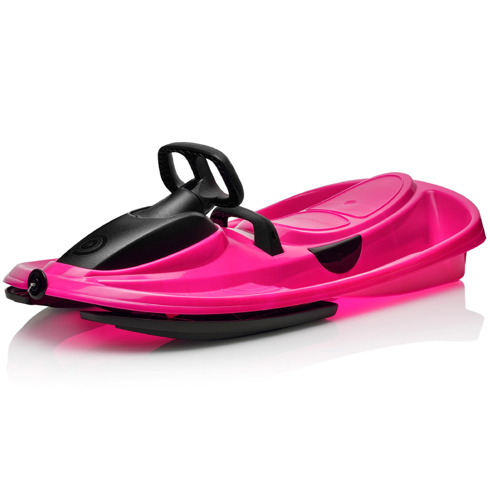 Gizmo Riders Stratos Bobsled for Kids, Steerable Snow Sled, Ages 3+, Monster Pink