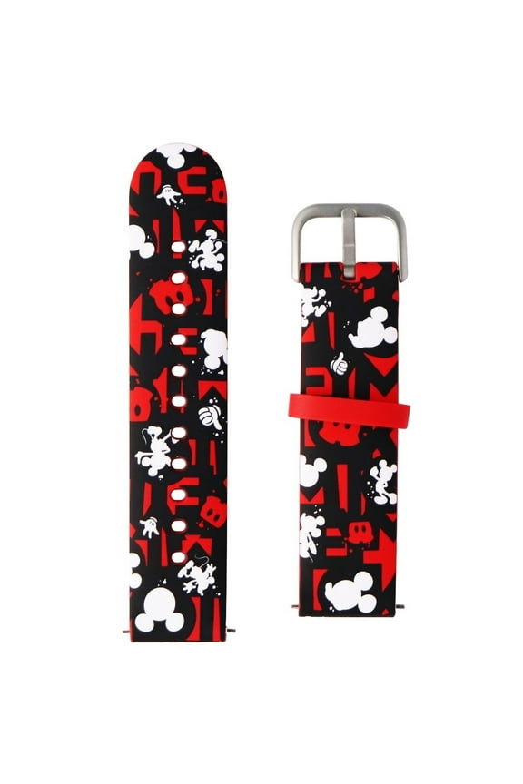 Soft Band for GizmoWatch - Disney Mickey Mouse / Kid Size - Black/Red
