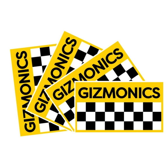 Gizmonics Institute Employee Sticker - Set of 4 - MST3K Fan Produced