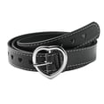 thumbnail image 1 of Gkeoshab Belts for Women Women’s Trendy Heart Buckle All-Hole Hollow Decor Leather Belt Stylish Fashion Waist Belt for Dresses and Jeans, 1 of 2