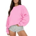 thumbnail image 1 of Gkeoshab Cardigan Sweaters for Women Women's Long Sleeve V-Neck Button Down Cardigan Knit Shrugs Sweater Pink XXL, 1 of 4