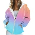thumbnail image 1 of Gkeoshab Carhartt Hoodies for Women Womens Oversized Cardigan Sweaters 2025 Fall Long Lantern Sleeve Knit Open Front Lightweight Blue XXL, 1 of 3
