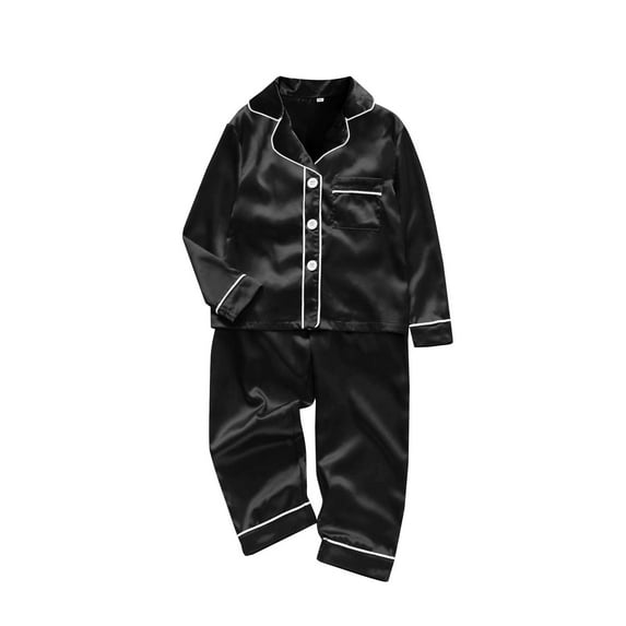 Gkeoshab Christmas Pajamas Christmas Pjs Matching Sets Long Sleeve Pajamas Silk Satin Pajama Sets Button Down Sleepwear Pjs Loungewear
