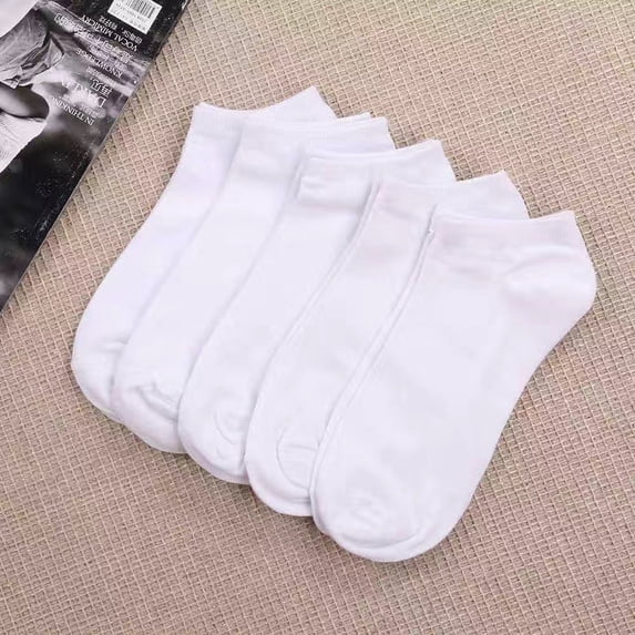 Gkeoshab Compression Socks 5 Pairs Unisex Breathable Short Sports Socks Lightweight Half Socks Soft Comfortable For Daily All Season