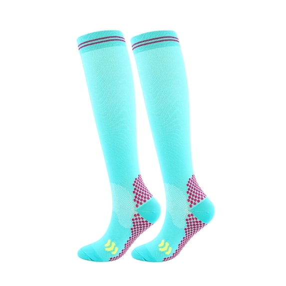 Gkeoshab Compression Socks for Women Unisex Circulation Boost Compression Socks, Breathable Support Fabric, Perfect for Athletics, Cycling & All-Day Active Daily Wear Stockings for Women