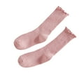 thumbnail image 1 of Gkeoshab Compression Socks for Women Women’s Thin Cotton Slouch Socks Ruffle Edge Casual Home Lounge Socks Spring Autumn, 1 of 5