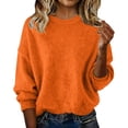 thumbnail image 1 of Gkeoshab Fall Sweaters for Women 2026 Sweatshirts for Women Crewneck Long Sleeve Shirts Tunic Tops for Leggings Fall Fashion Winter Clothing Sweatshirt for Women, 1 of 4