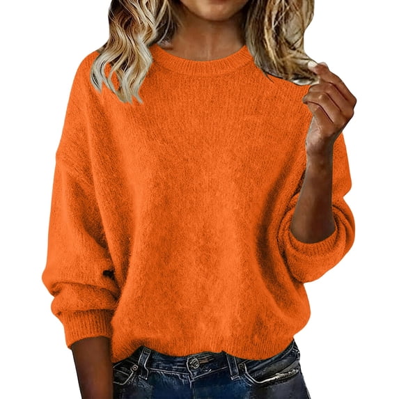Gkeoshab Fall Sweaters for Women 2026 Sweatshirts for Women Crewneck Long Sleeve Shirts Tunic Tops for Leggings Fall Fashion Winter Clothing Sweatshirt for Women