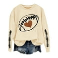 thumbnail image 1 of Gkeoshab Fall Sweaters for Women Long Sleeve Shirts for Women 2025 Fall Clothes Tunic Tops Loose Fit Dressy Crewneck Pullover Sweaters Beige L, 1 of 4