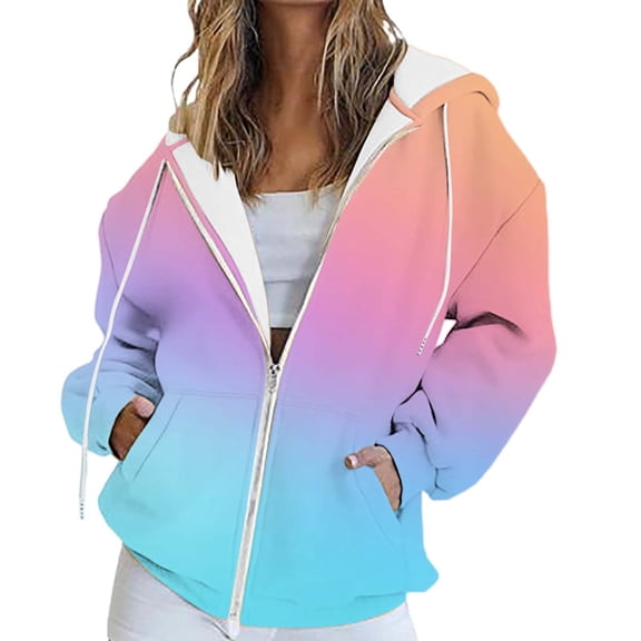 Gkeoshab Hoodies for Women Women's Long Sleeve V-Neck Button Down Cardigan Knit Shrugs Sweater Blue L