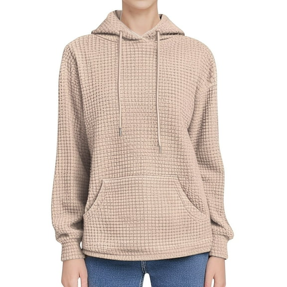 Gkeoshab Hoodies for Women Womens Oversized Hoodies Fleece Sweatshirts Fall Fashion 2025 Pullover Sweaters Winter Clothes Coffee XXL