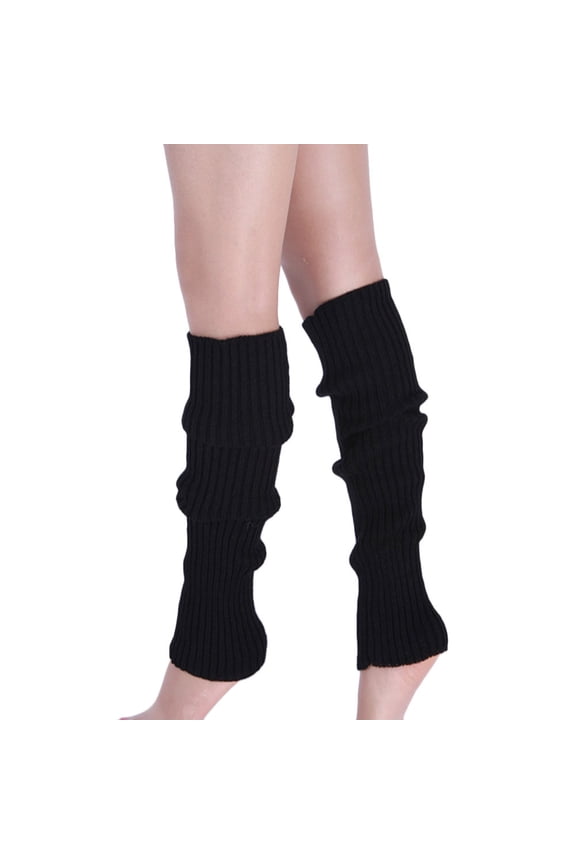 Leg Warmers Womens Knitted Boot Cuffs Leg Warmers, Soft Stretch Knit Stockings, Practical Warm Leg Covers for Boots and Cold Weather Wear Womens Socks Compression Socks for Women