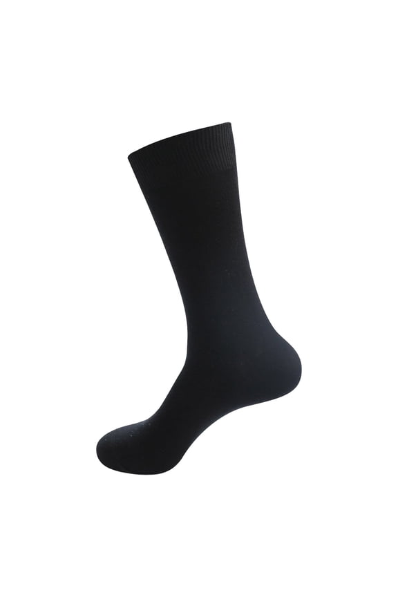 Mens Socks Men's Autumn & Winter Combed Cotton Long Tube Socks, Soft Breathable Warm Construction, Durable Comfortable Casual Footwear for Cold Weather Days Compression Socks