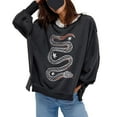 thumbnail image 1 of Gkeoshab Pullover Sweaters for Women Round Neck Long Sleeve Shirts for Women Casual Fall Tops Lightweight Tunic Sweaters Fashion Clothes Loose Fit 2025 Black S, 1 of 5