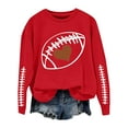 thumbnail image 1 of Gkeoshab Pullover Sweaters for Women Long Sleeve Shirts for Women 2025 Fall Clothes Tunic Tops Loose Fit Dressy Crewneck Pullover Sweaters Red XXXL, 1 of 4