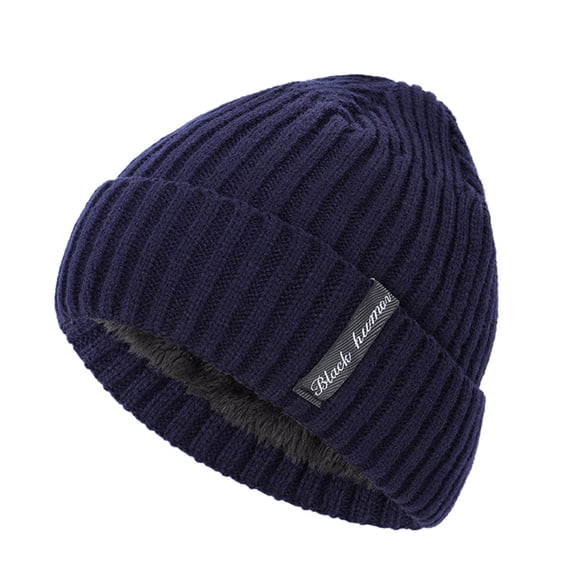 Gkeoshab Skull Cap Unisex Thickened Knitted Warm Hat Cozy Autumn & Winter Cold Weather Cap Soft Elastic Knit Beanie for Outdoor Sports & Daily Warmth Retention Bucket Hat Skull Cap