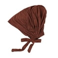 thumbnail image 1 of Gkeoshab Skull Cap Women's Pre-Tied Slip-On Head Wrap Turban Cap Convenient All-In-One Headscarf Soft Stylish Cap for Ladies & Girls Daily Casual Wear Beanie Skull Cap Beanie, 1 of 3