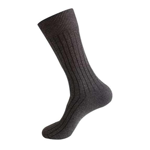 Gkeoshab Socks for Women Men's Solid Color Cotton Mid-Calf Socks for Autumn & Winter, Breathable Soft Business Dress Socks for Office, Work and Daily Formal Wear Compression Socks